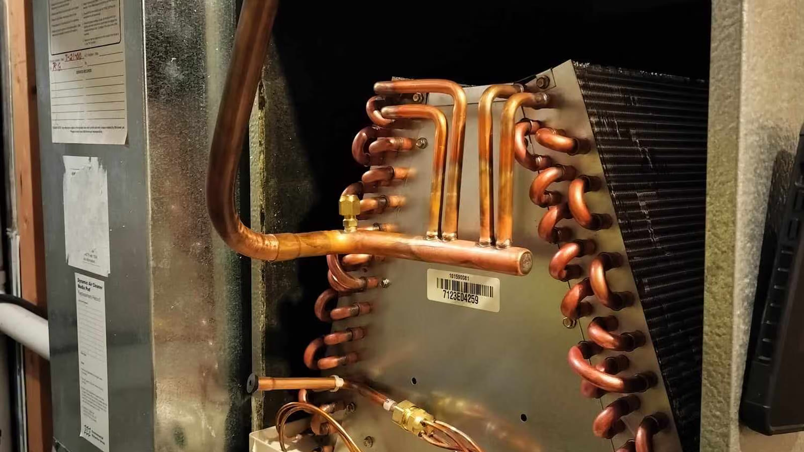 Air conditioning service at a Broomfield home